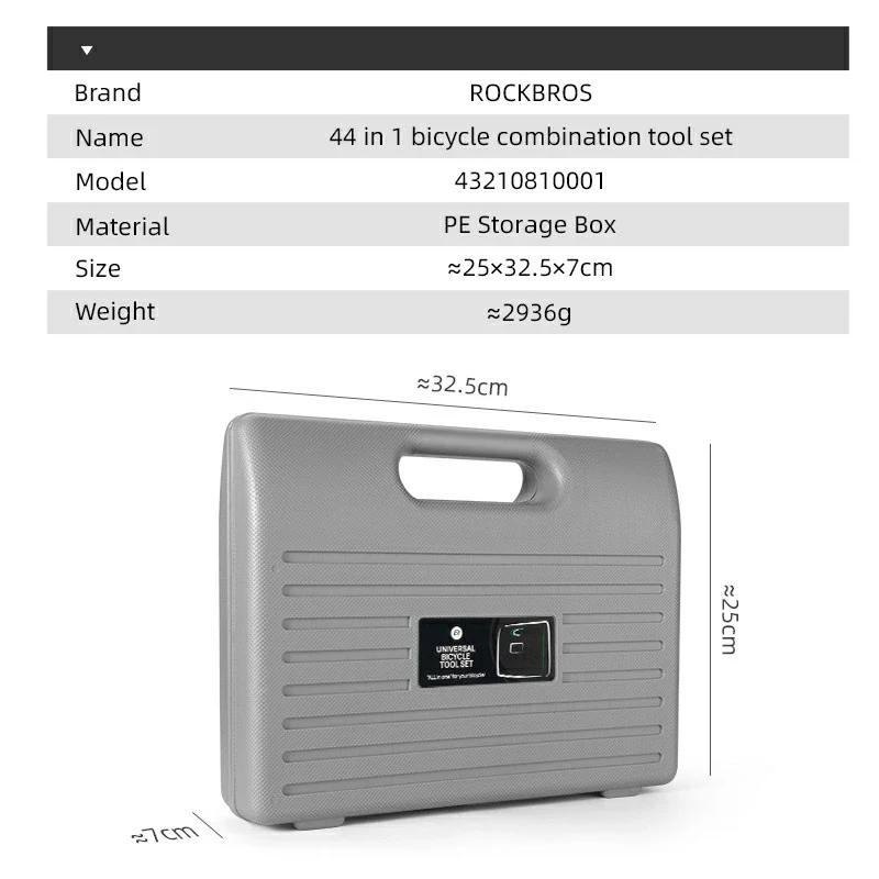 ROCKBROS Complete Bike Tool Kit for Mountain/Road Bike Maintenance - Image 4
