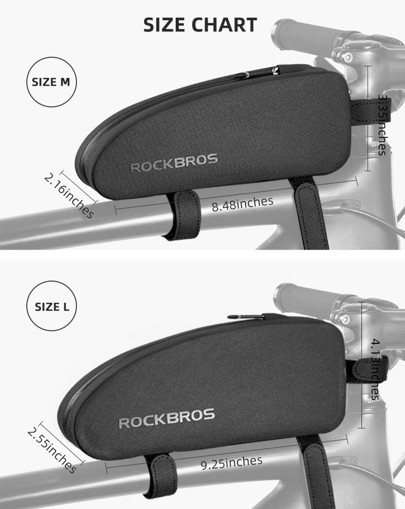 ROCKBROS Bike Top Tube Bag Bicycle Front Frame Bag Cycling Accessories - Image 5