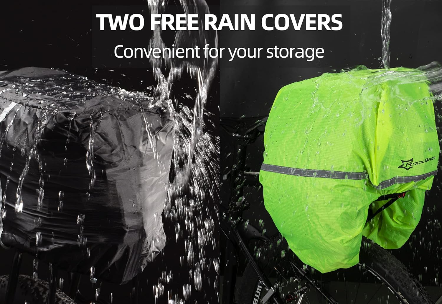 ROCKBROS Bike Trunk Bag 13L-25L Bike Rear Rack Bag - Image 6