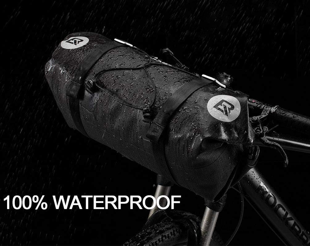 ROCKBROS Bikepacking Bike Handlebar Bag Waterproof 7L-14L - Image 5