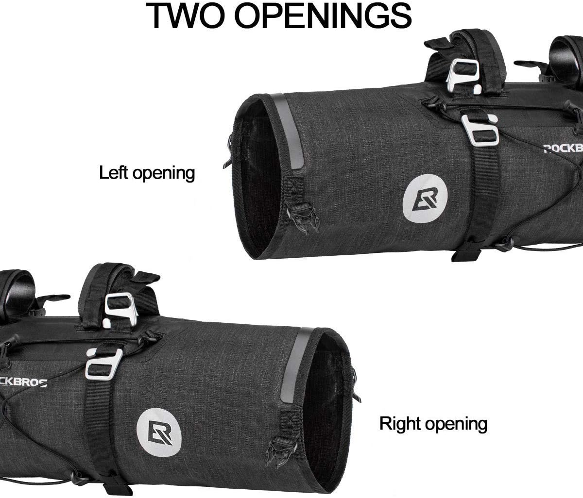 ROCKBROS Bikepacking Bike Handlebar Bag Waterproof 7L-14L - Image 6