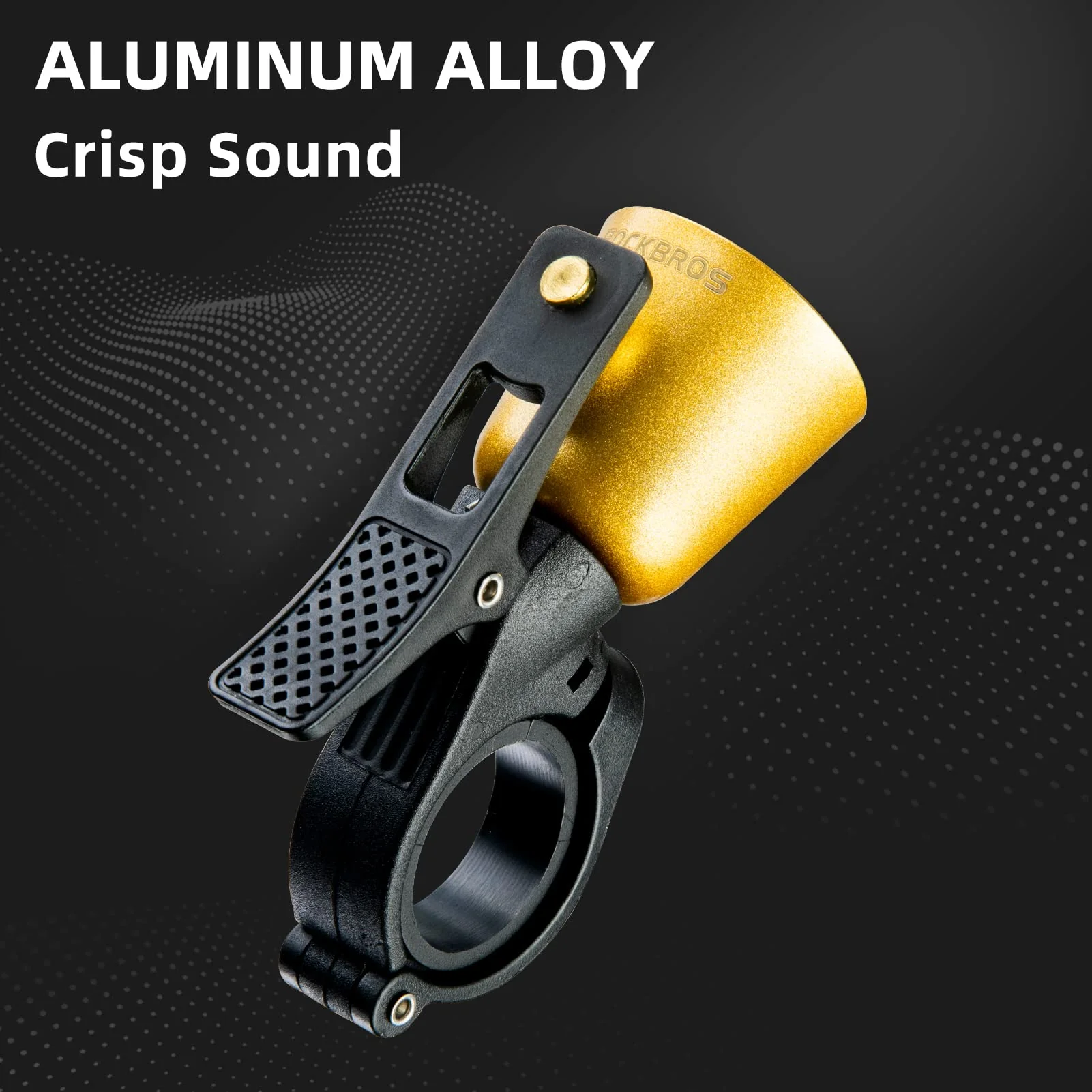 ROCKBROS Classic Brass Bike Bell Loud Easy Install Fits Most Handlebars - Image 22