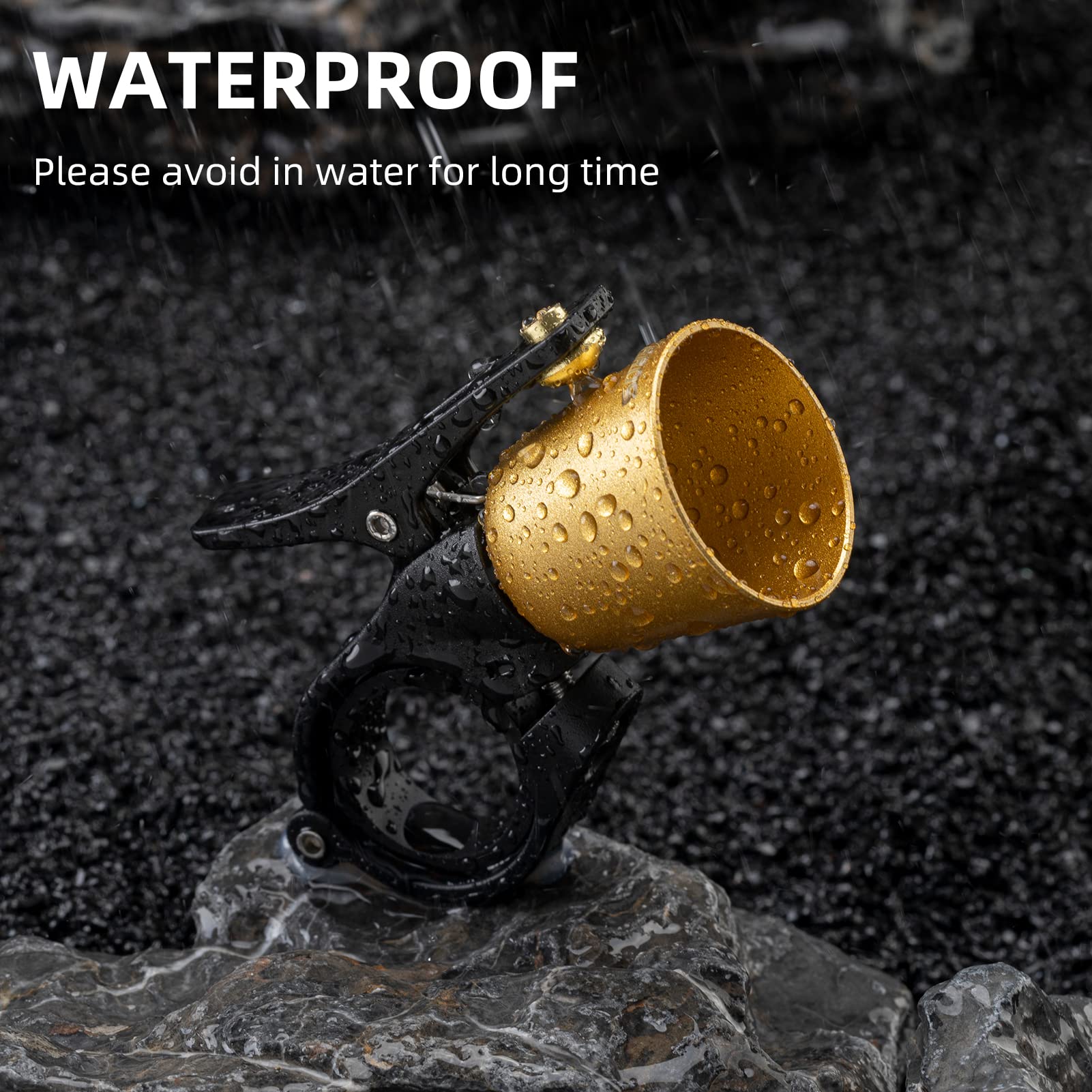 ROCKBROS Classic Brass Bike Bell Loud Easy Install Fits Most Handlebars - Image 24