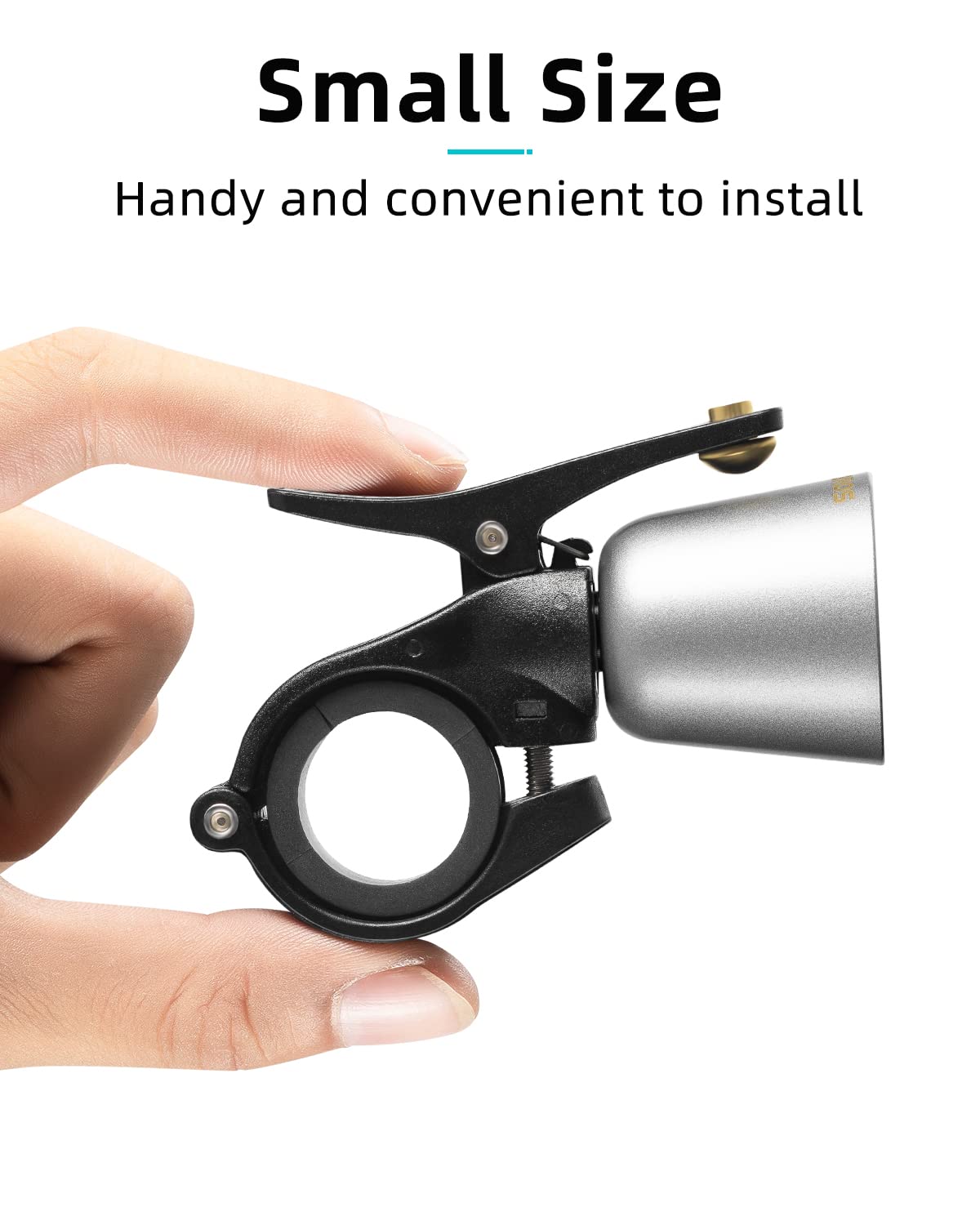 ROCKBROS Classic Brass Bike Bell Loud Easy Install Fits Most Handlebars - Image 8