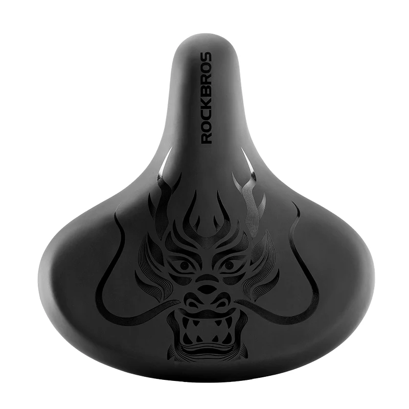 ROCKBROS Comfort Shock Absorption Bike Saddle Soft Wide Seat for Men Women - Image 3