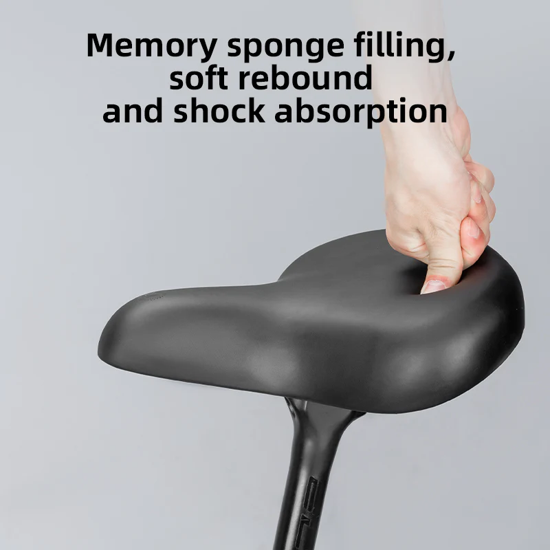 ROCKBROS Comfort Shock Absorption Bike Saddle Soft Wide Seat for Men Women - Image 6
