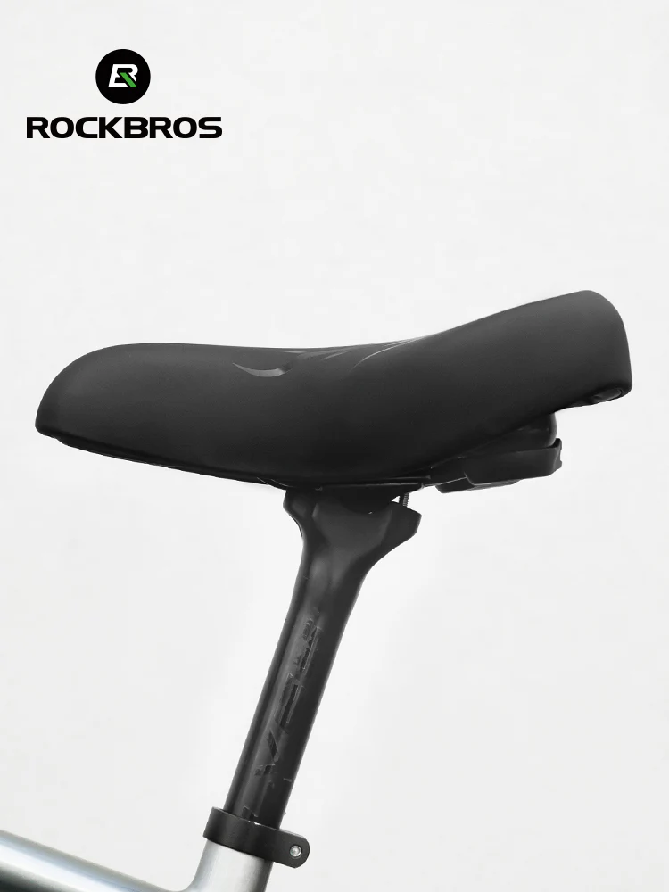 ROCKBROS Comfort Shock Absorption Bike Saddle Soft Wide Seat for Men Women - Image 9