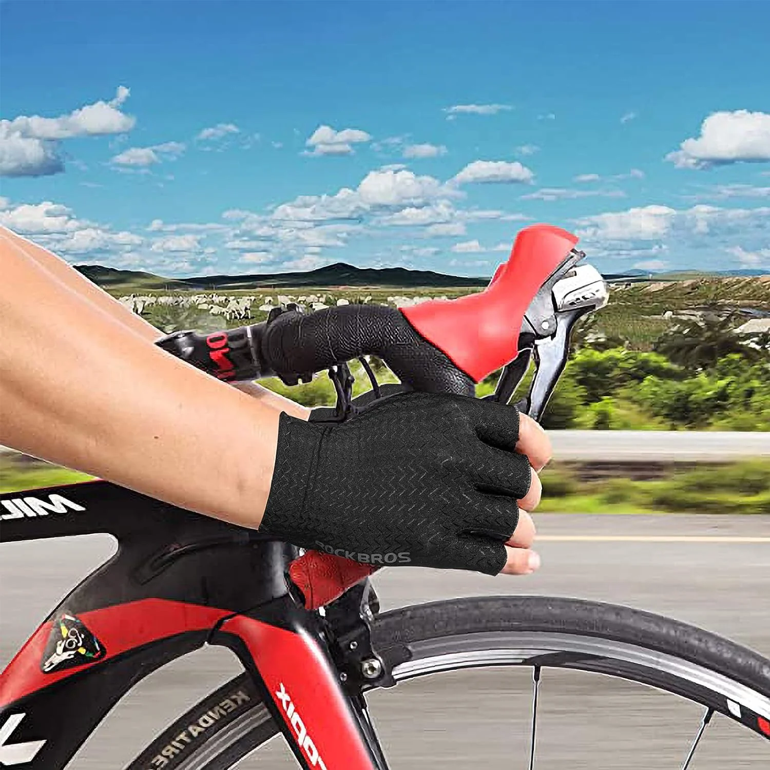 ROCKBROS Cycling Gloves  Anti-Slip Breathable - Image 4