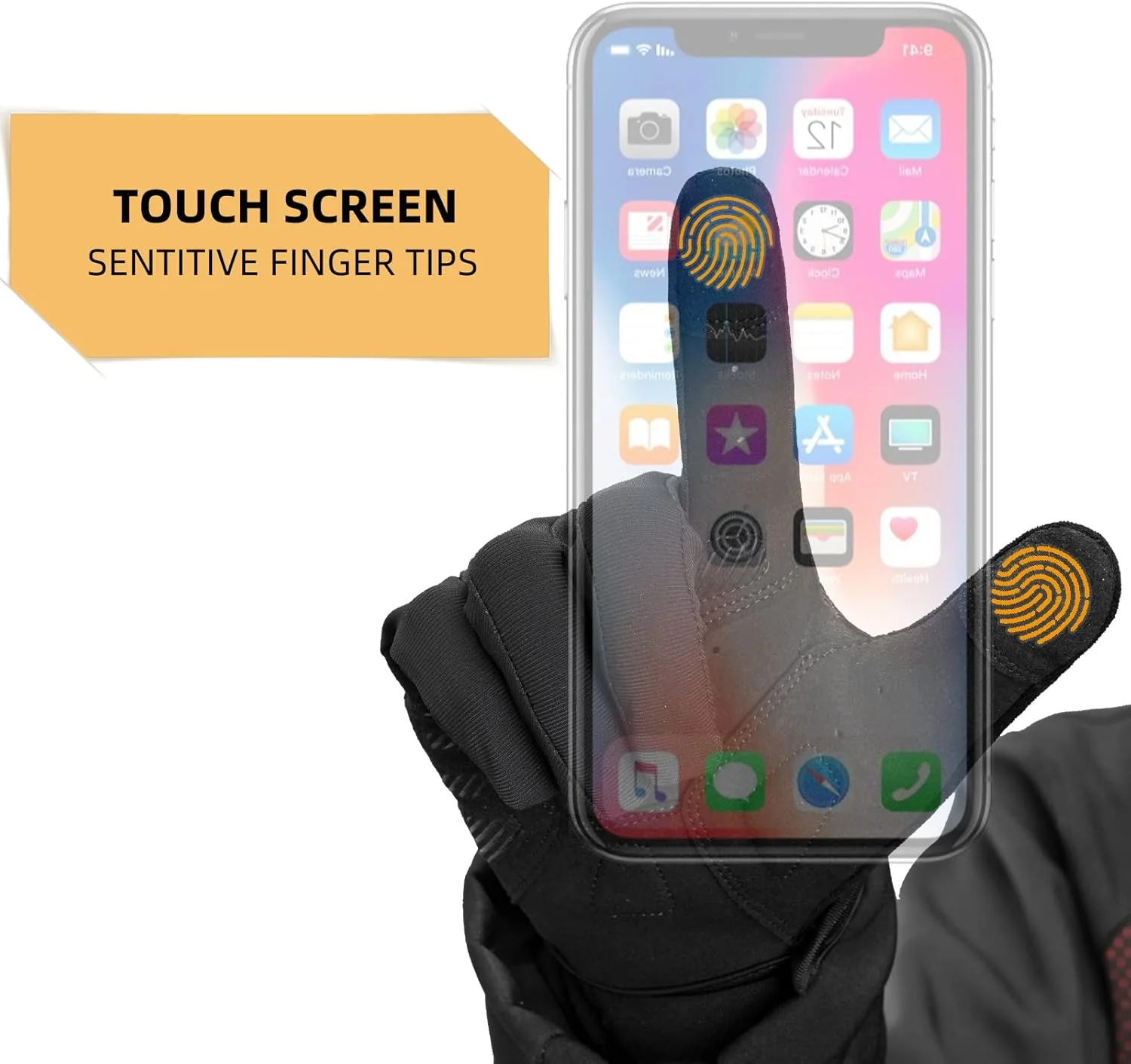 ROCKBROS Cycling Gloves Shock Absorbing Breathable - Image 4