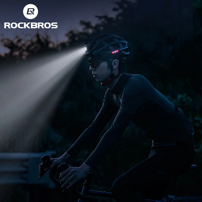 ROCKBROS Cycling Light Helmet 3Modes Bike Ultralight Helmet Electric USB - Image 14