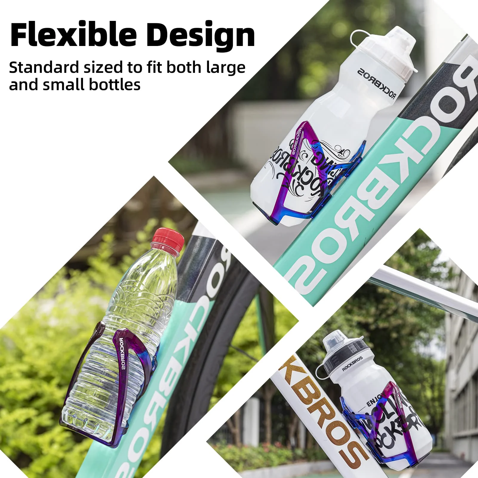 ROCKBROS FK-338 Bike Water Bottle Holder with Screws Tool - Image 17