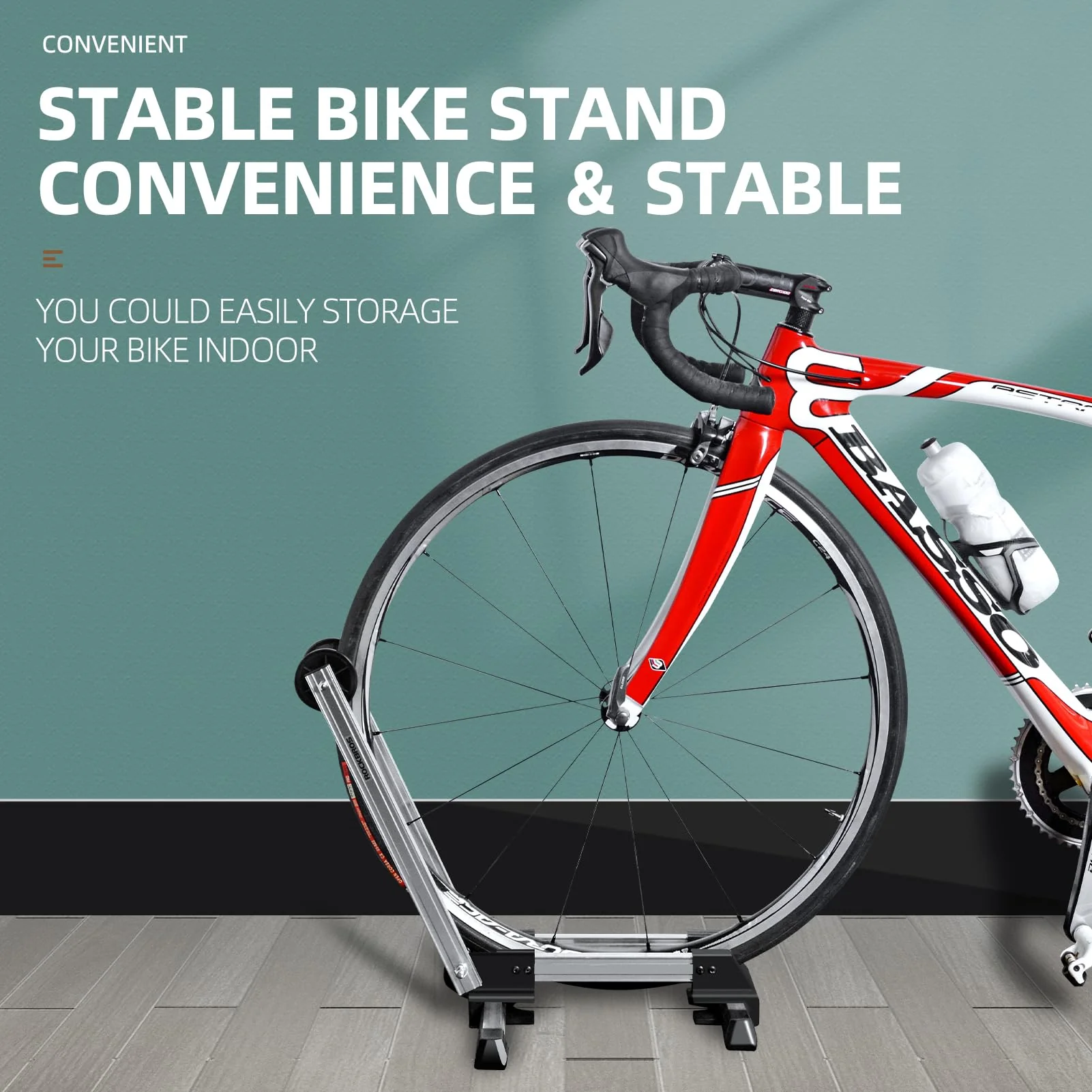ROCKBROS Foldable Alloy Bike Stand for 20"-29" Wheels - Image 9