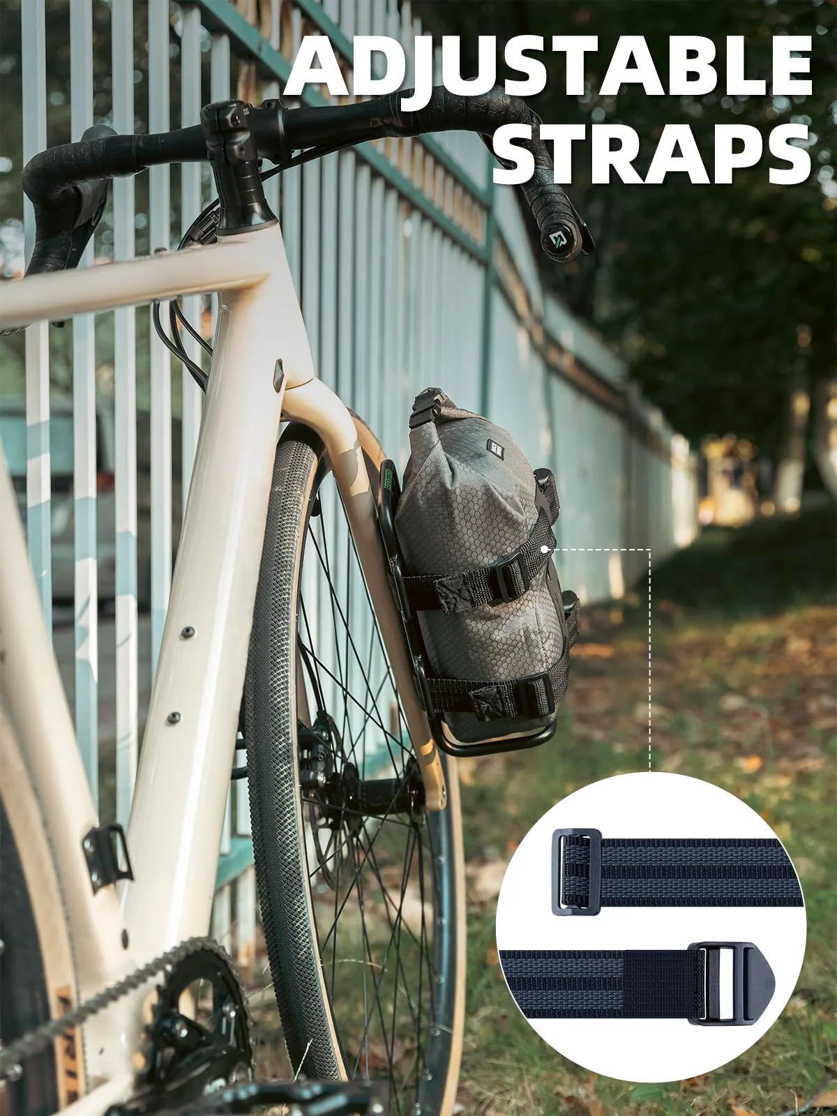 ROCKBROS Front Bike Rack Aluminum Alloy Luggage Touring Carrier Racks 6.6lbs - Image 11