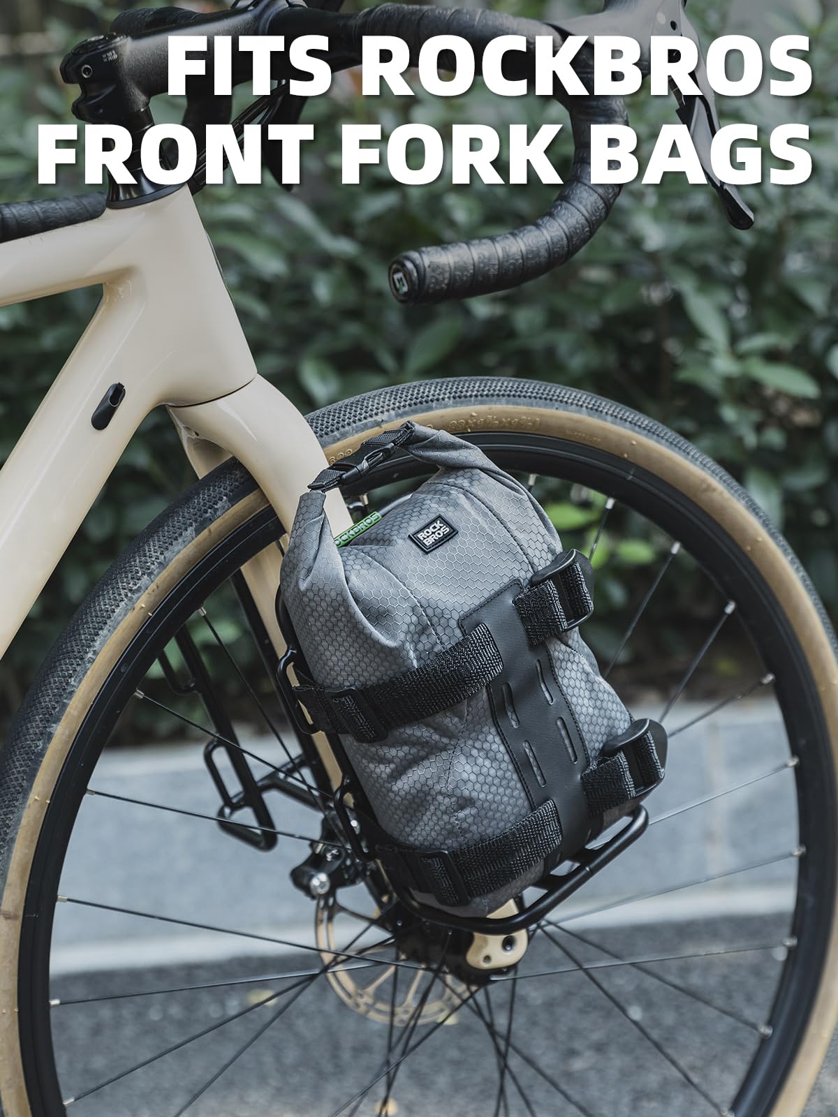 ROCKBROS Front Bike Rack Aluminum Alloy Luggage Touring Carrier Racks 6.6lbs - Image 6