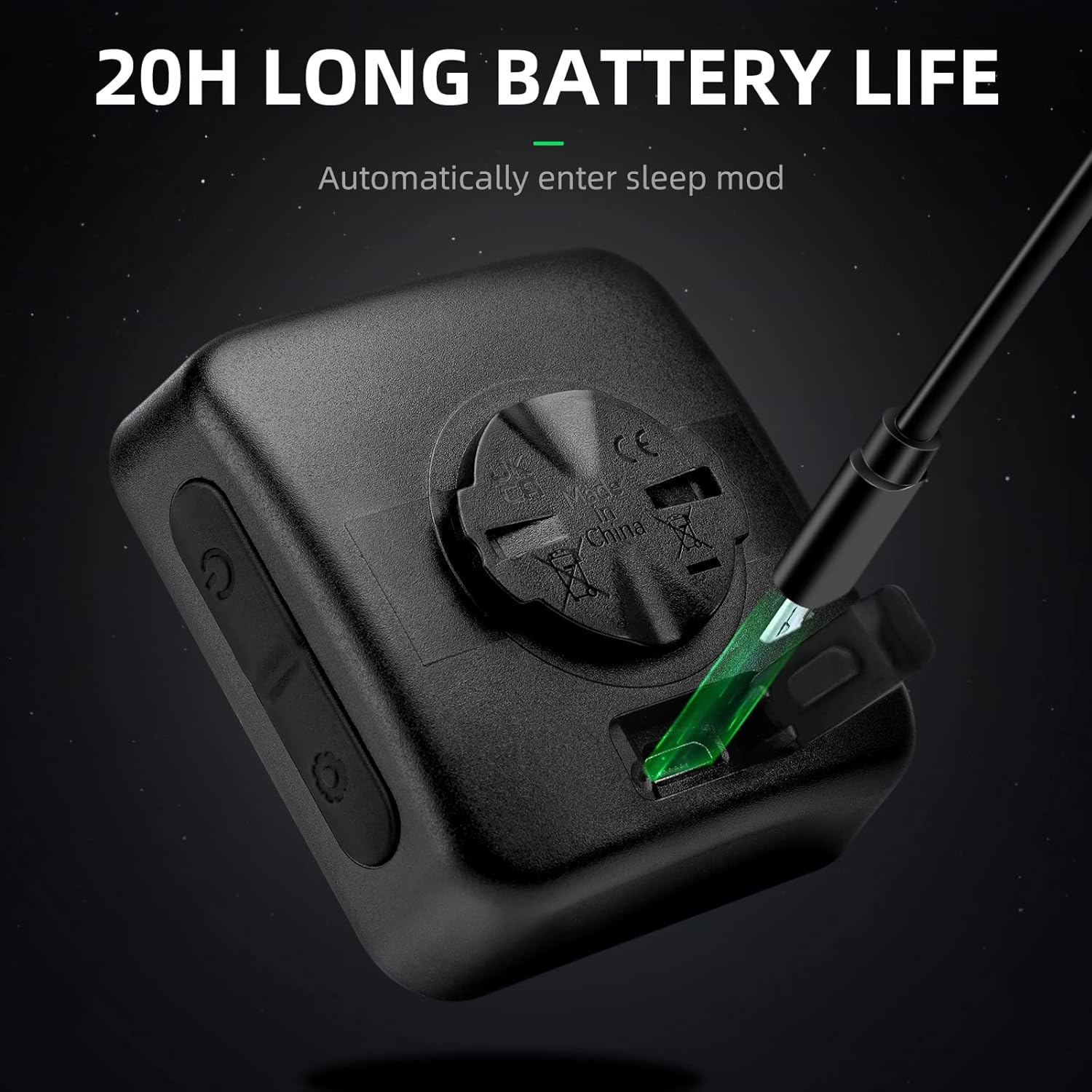 ROCKBROS GPS Bike Computer Accurate Wireless Speedometer with Backlight - Image 5