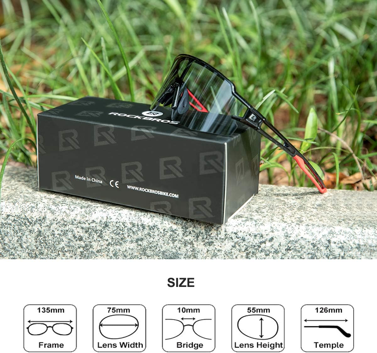 Half Frame Photochromic Sunglasses - Image 25