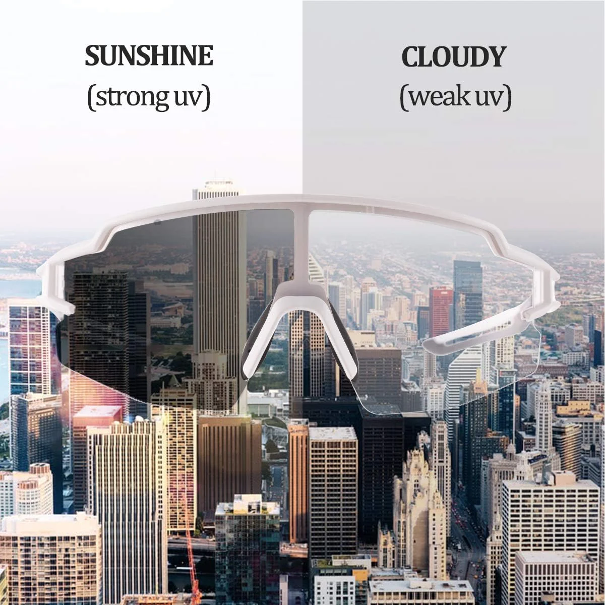 Half Frame Photochromic Sunglasses - Image 31