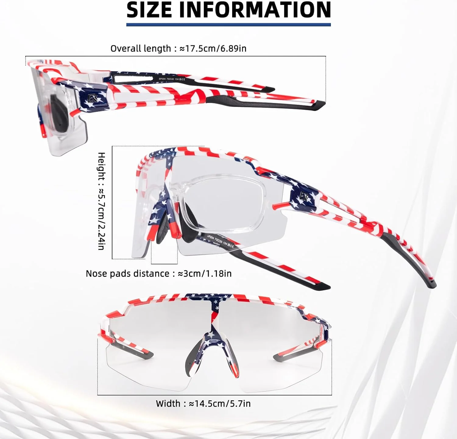 Half Frame Photochromic Sunglasses - Image 39