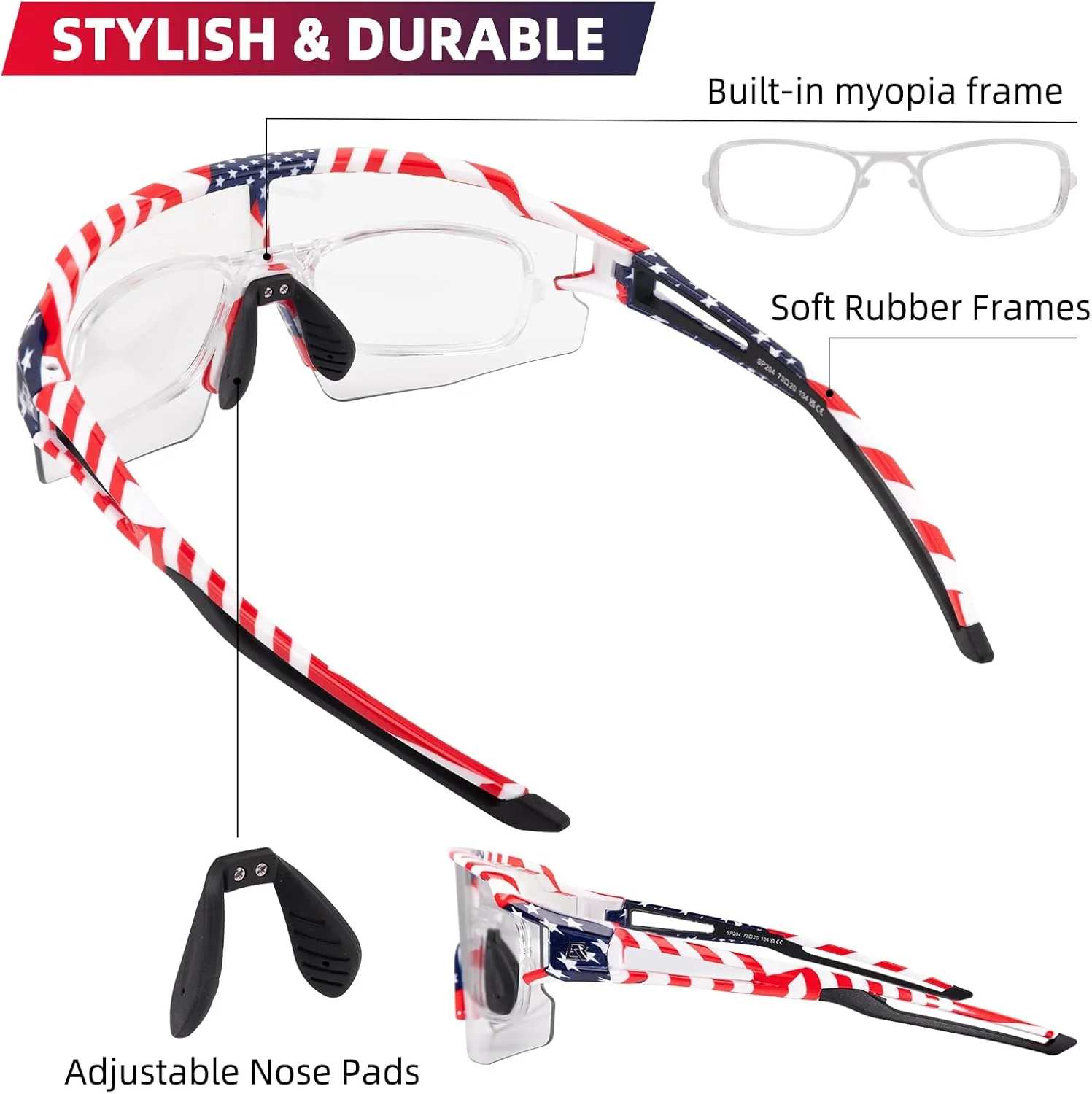 Half Frame Photochromic Sunglasses - Image 43