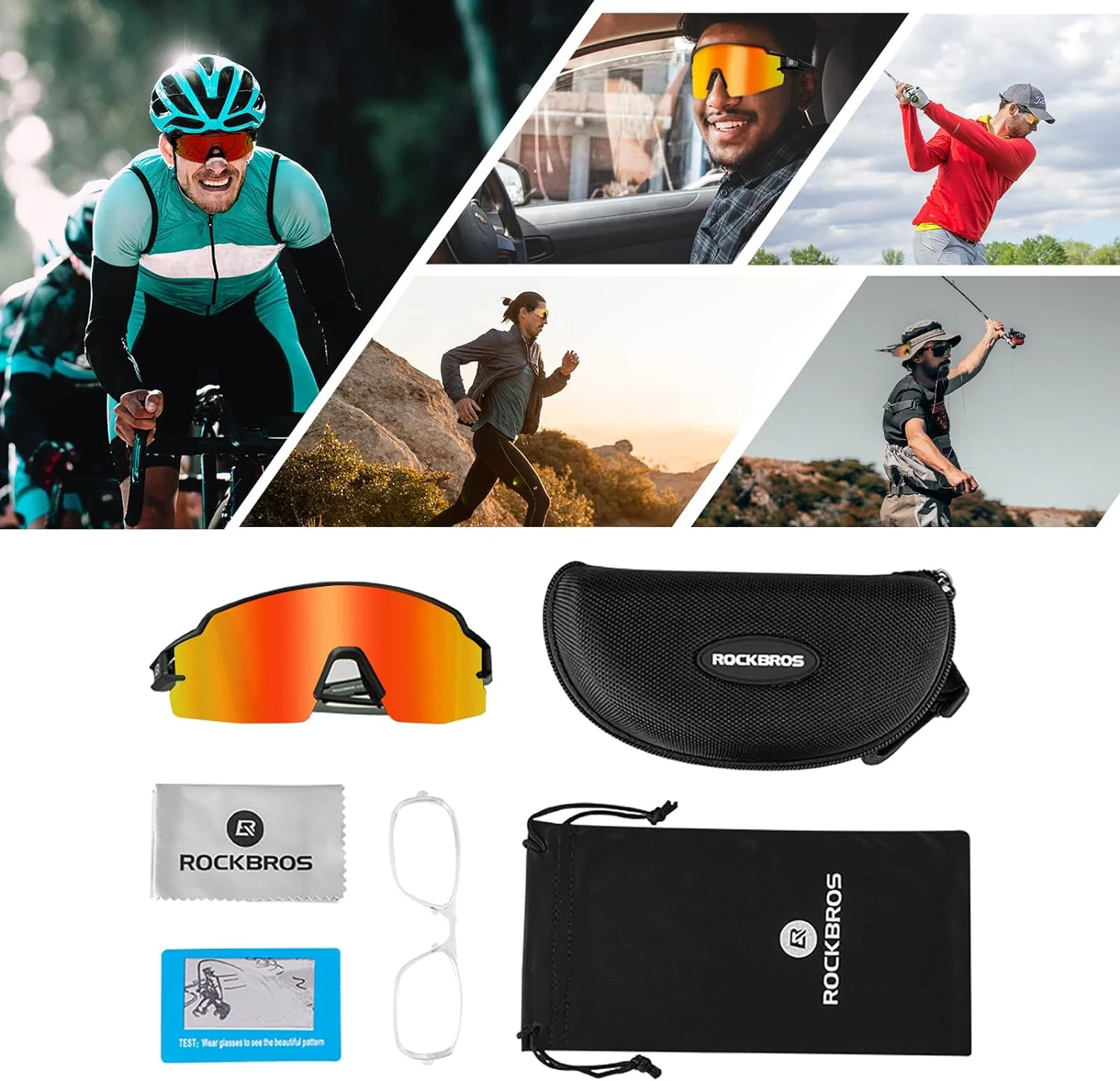 Half Frame Photochromic Sunglasses - Image 48