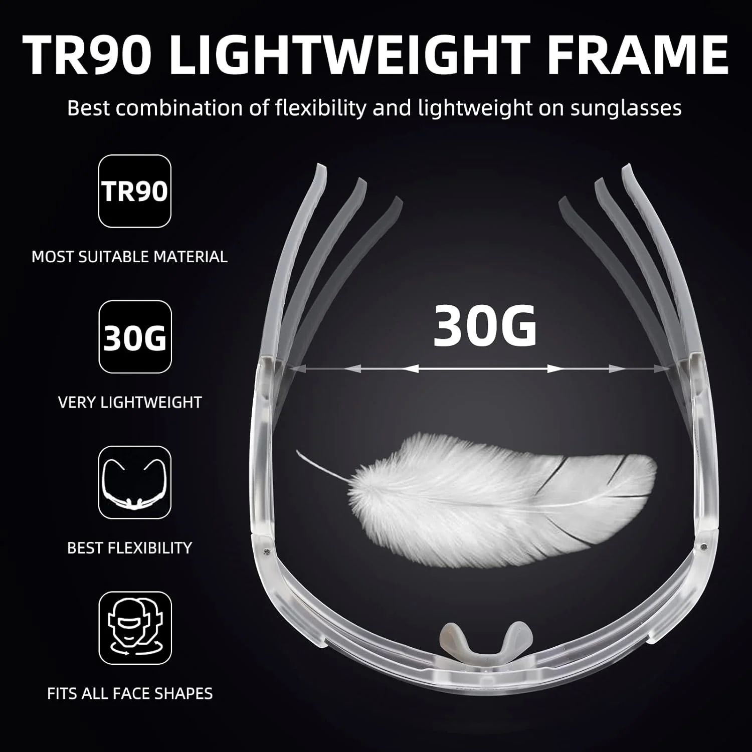 Half Frame Photochromic Sunglasses - Image 50