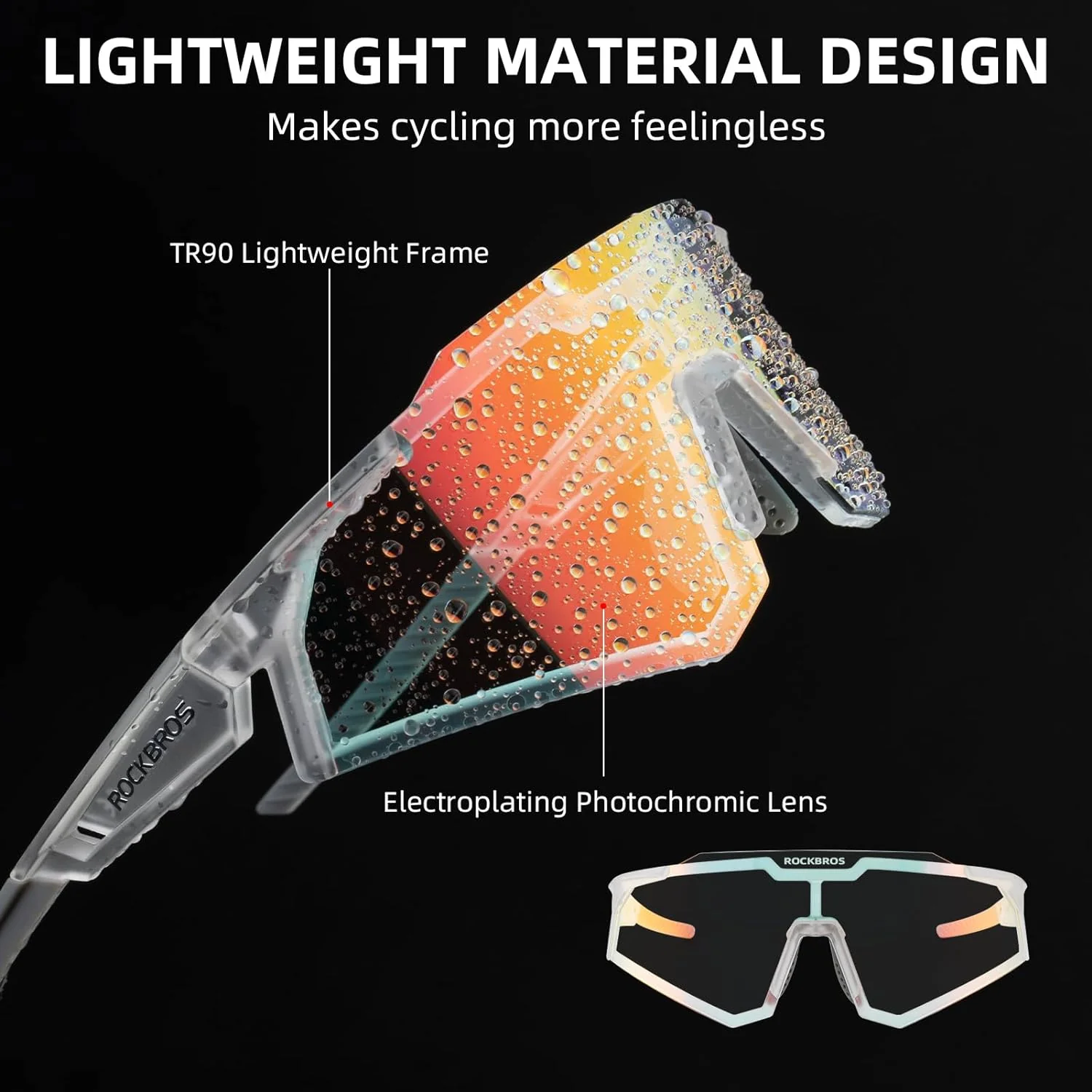 Half Frame Photochromic Sunglasses - Image 52