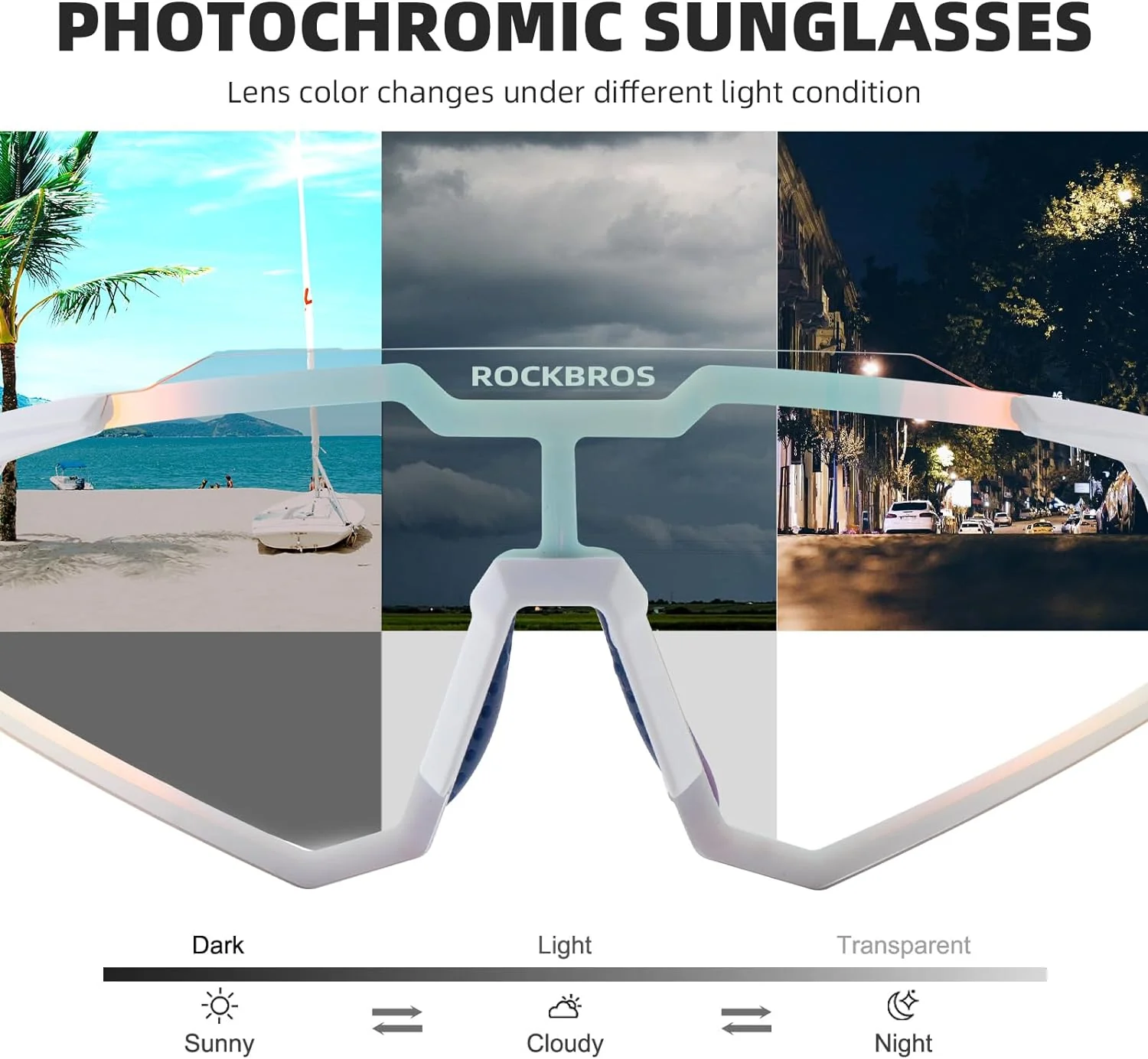 Half Frame Photochromic Sunglasses - Image 64