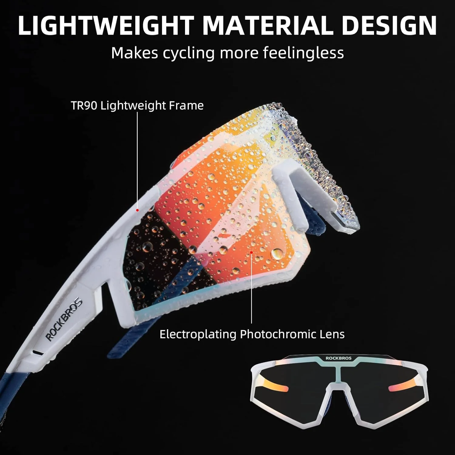 Half Frame Photochromic Sunglasses - Image 65