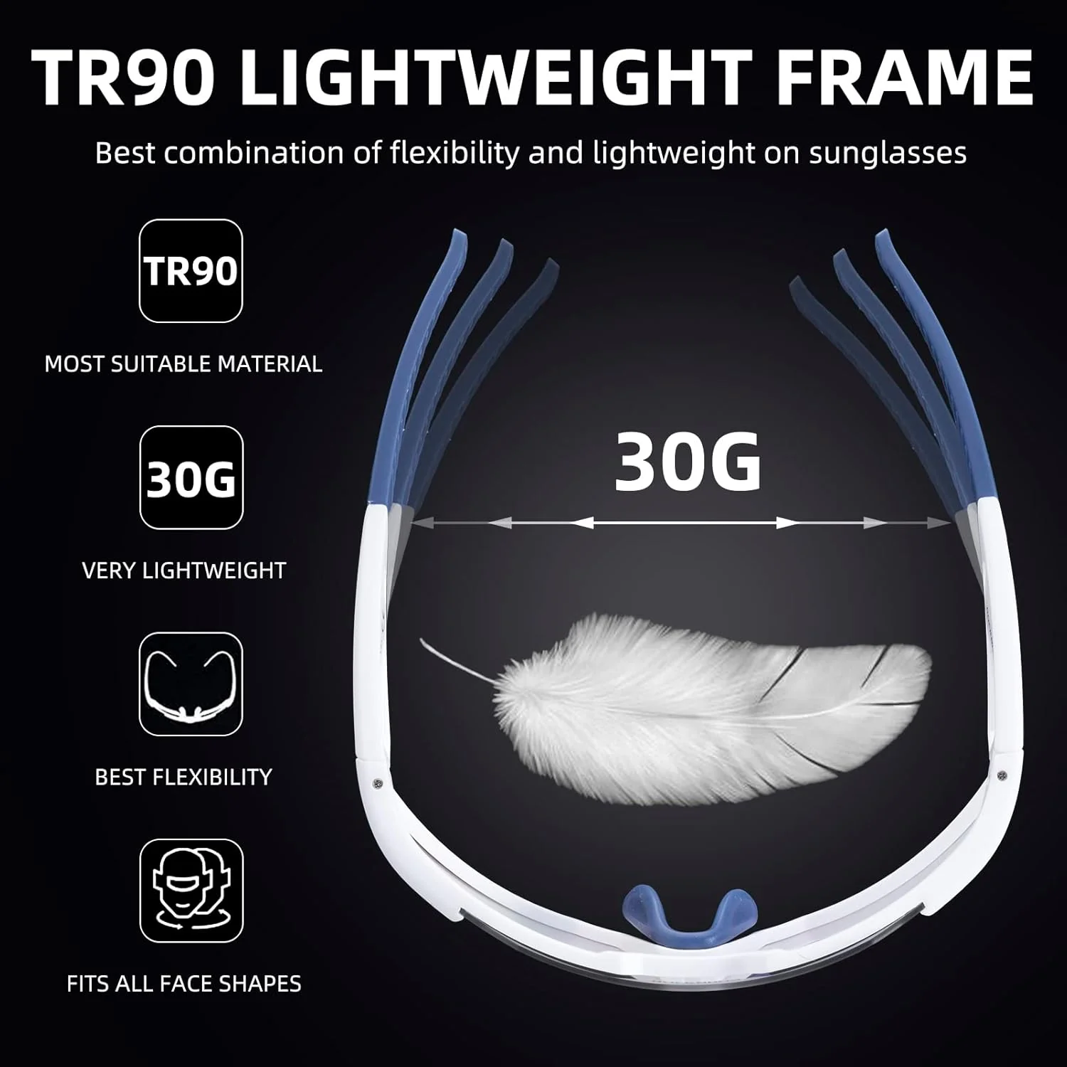 Half Frame Photochromic Sunglasses - Image 67