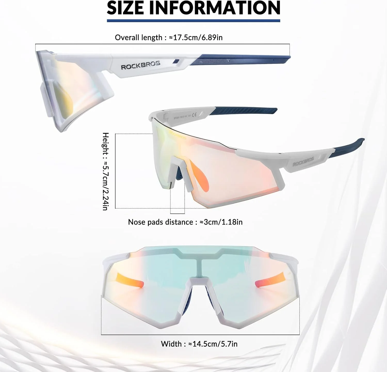 Half Frame Photochromic Sunglasses - Image 68