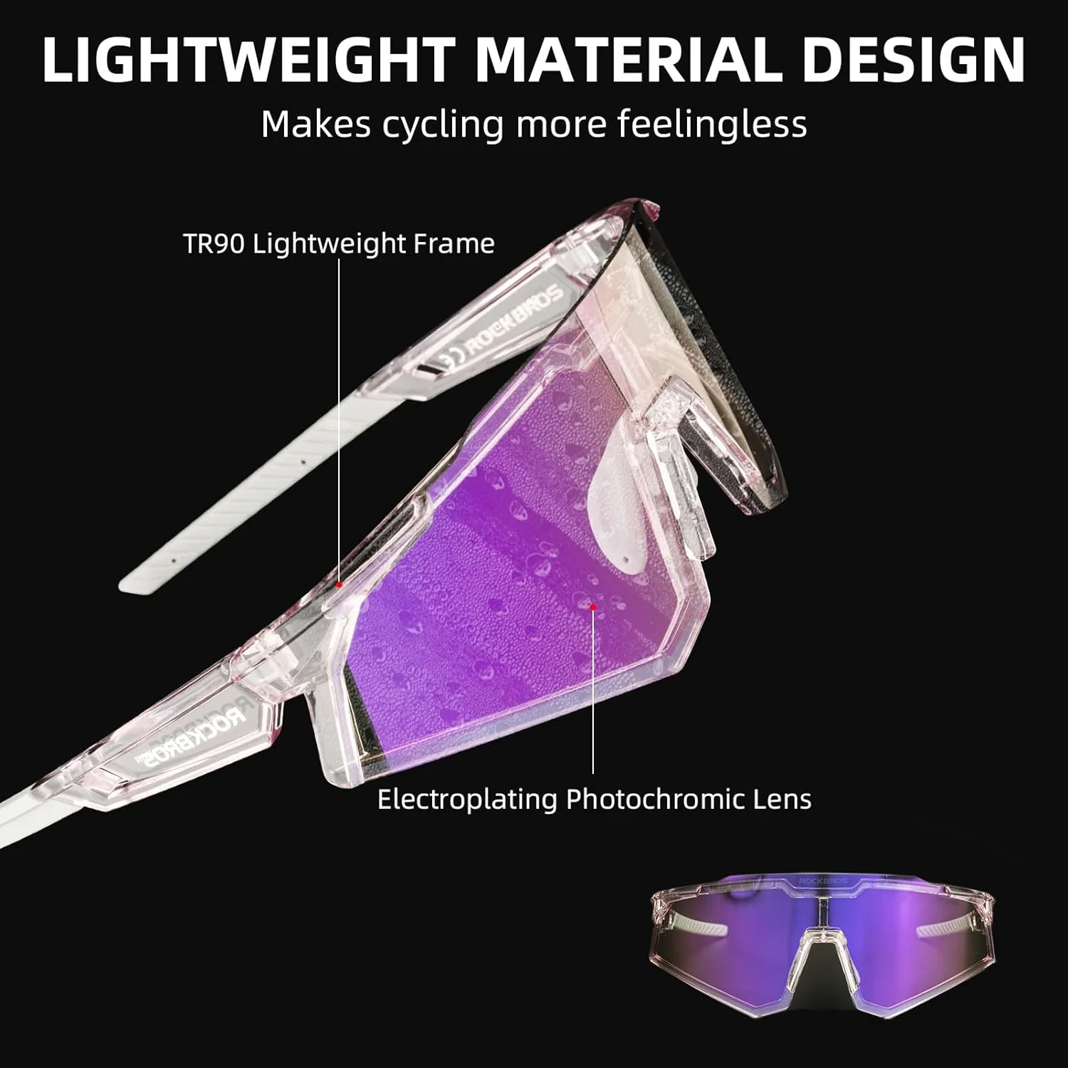 Half Frame Photochromic Sunglasses - Image 70