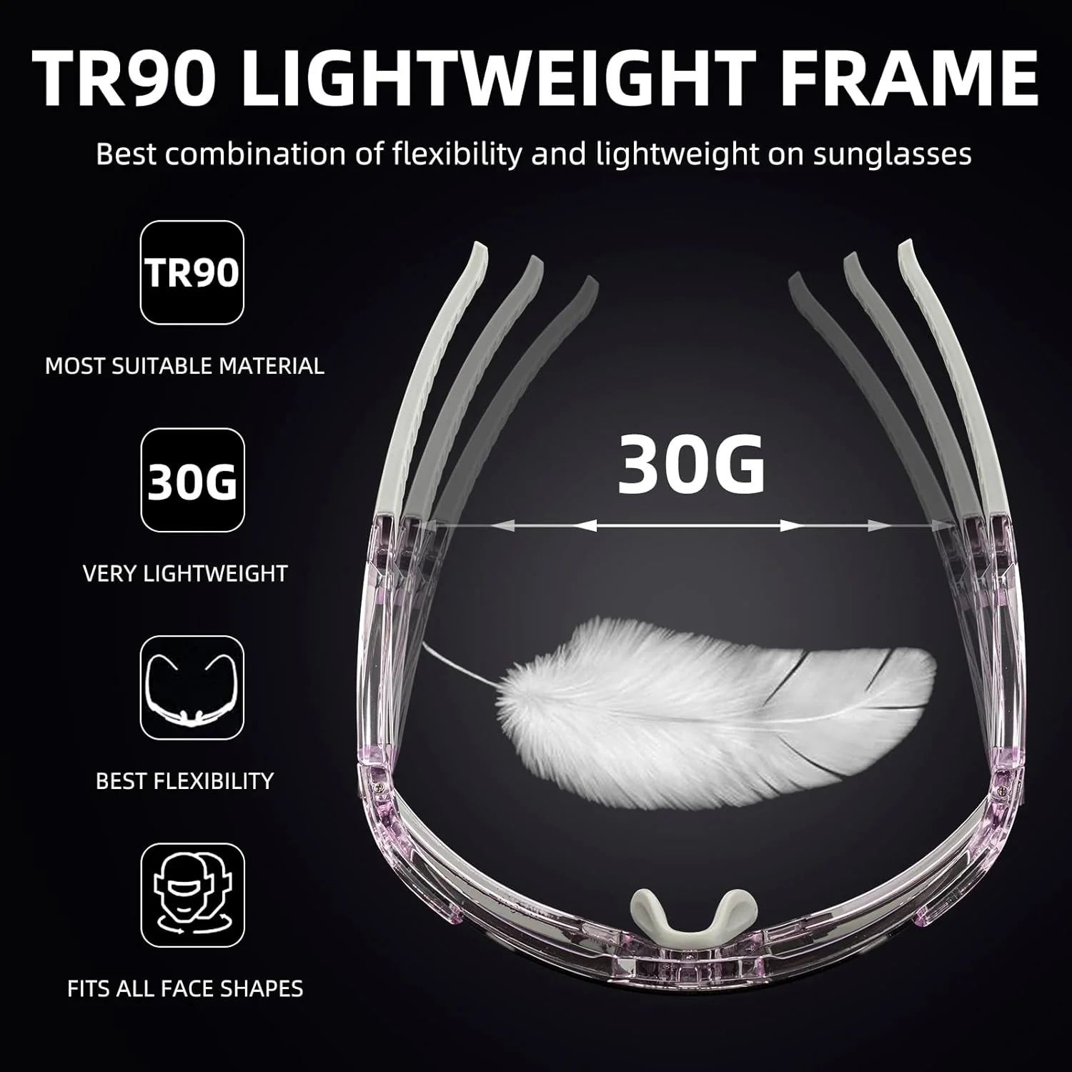 Half Frame Photochromic Sunglasses - Image 73