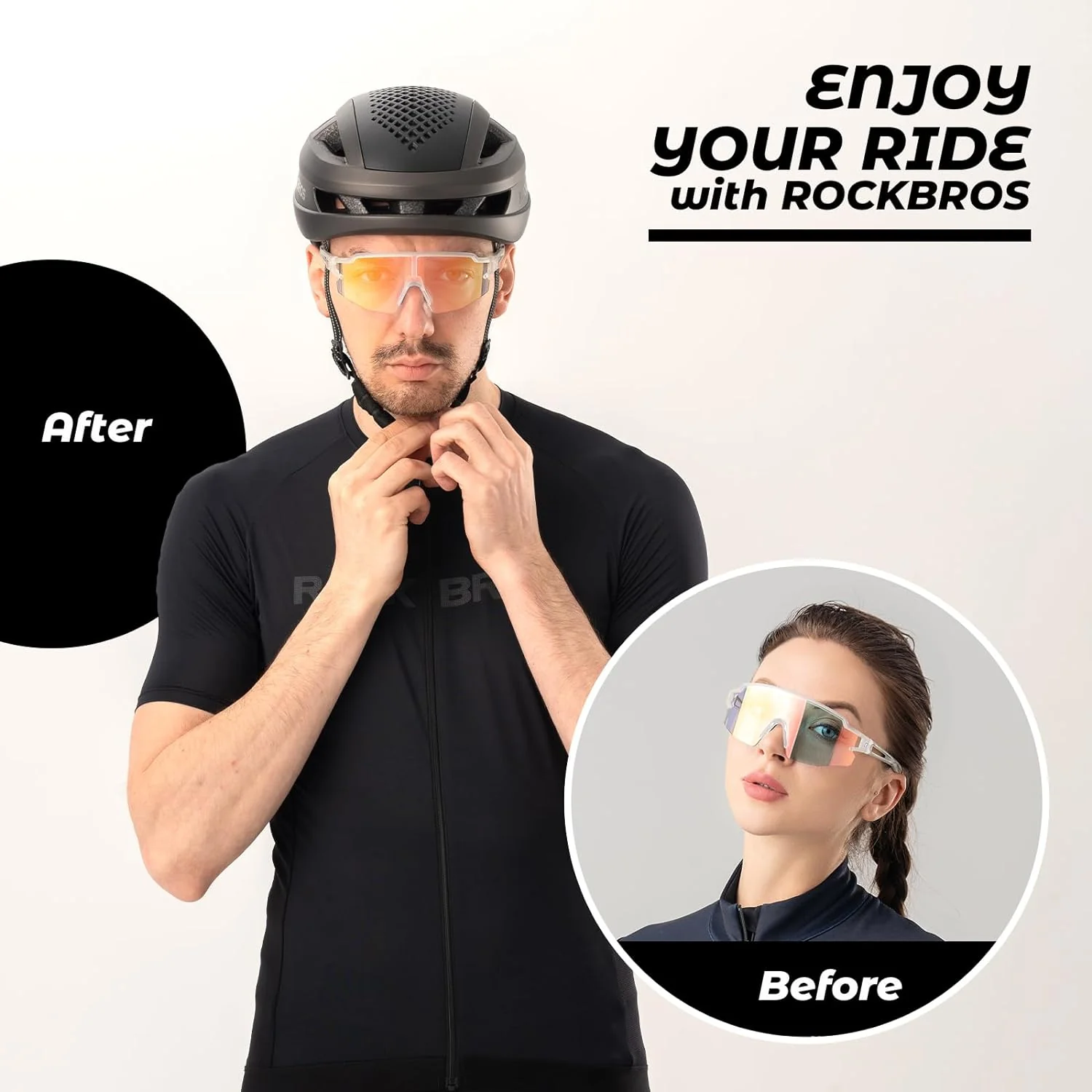 Half Frame Photochromic Sunglasses - Image 75