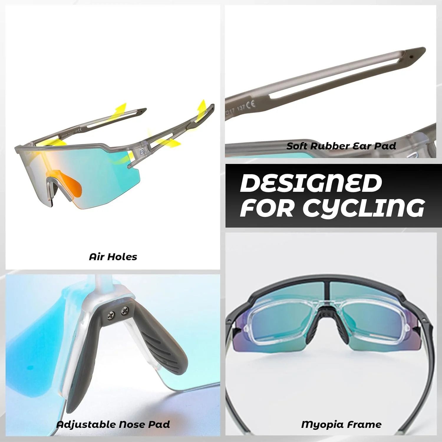 Half Frame Photochromic Sunglasses - Image 78