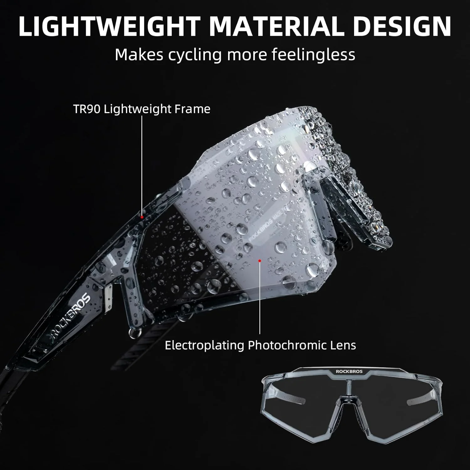 Half Frame Photochromic Sunglasses - Image 83