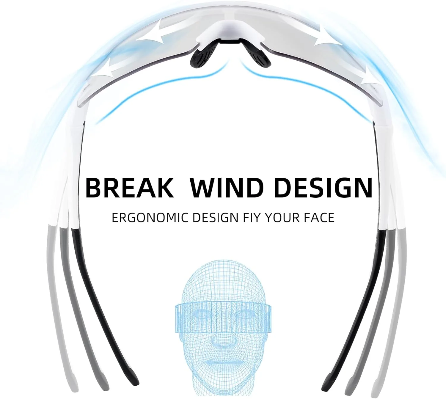 Half Frame Photochromic Sunglasses - Image 89