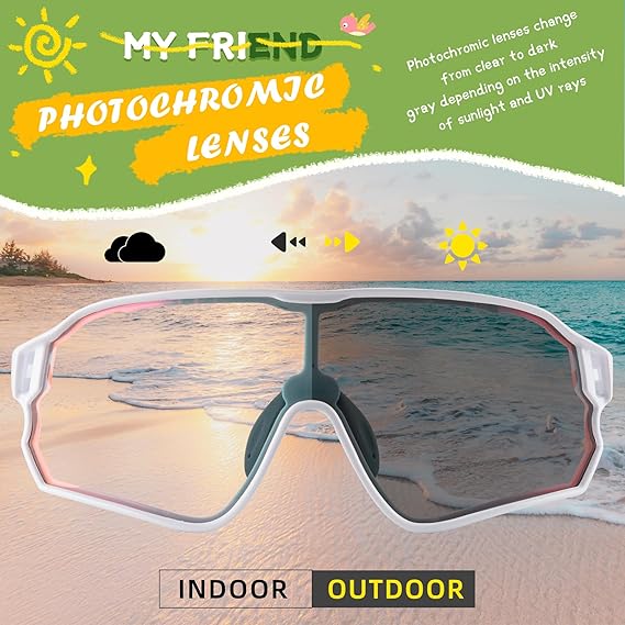 ROCKBROS Kids Photochromic Sports Sunglasses For Kids Ages 8 to 14 - Image 10