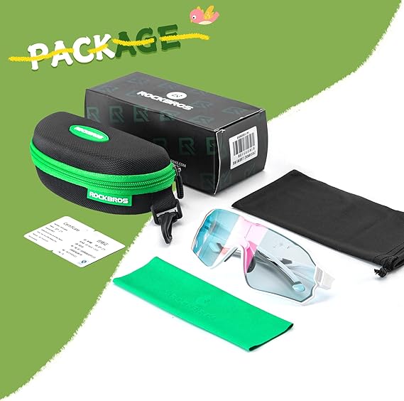 ROCKBROS Kids Photochromic Sports Sunglasses For Kids Ages 8 to 14 - Image 12