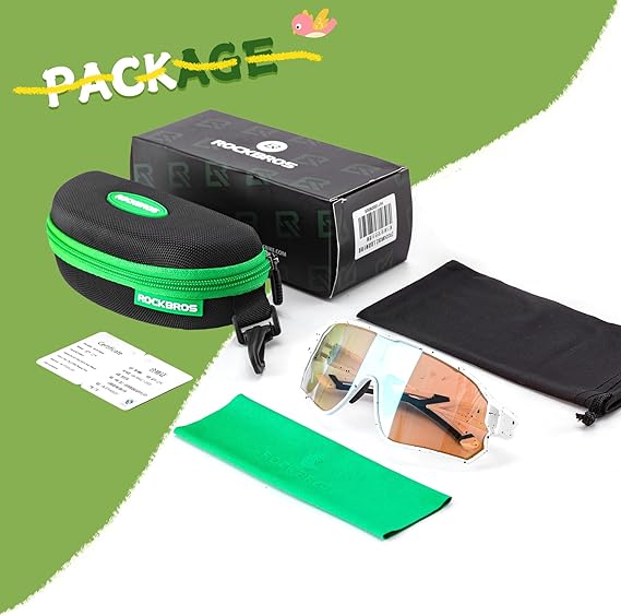 ROCKBROS Kids Photochromic Sports Sunglasses For Kids Ages 8 to 14 - Image 24