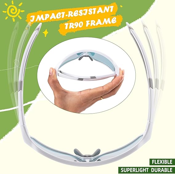 ROCKBROS Kids Photochromic Sports Sunglasses For Kids Ages 8 to 14 - Image 9