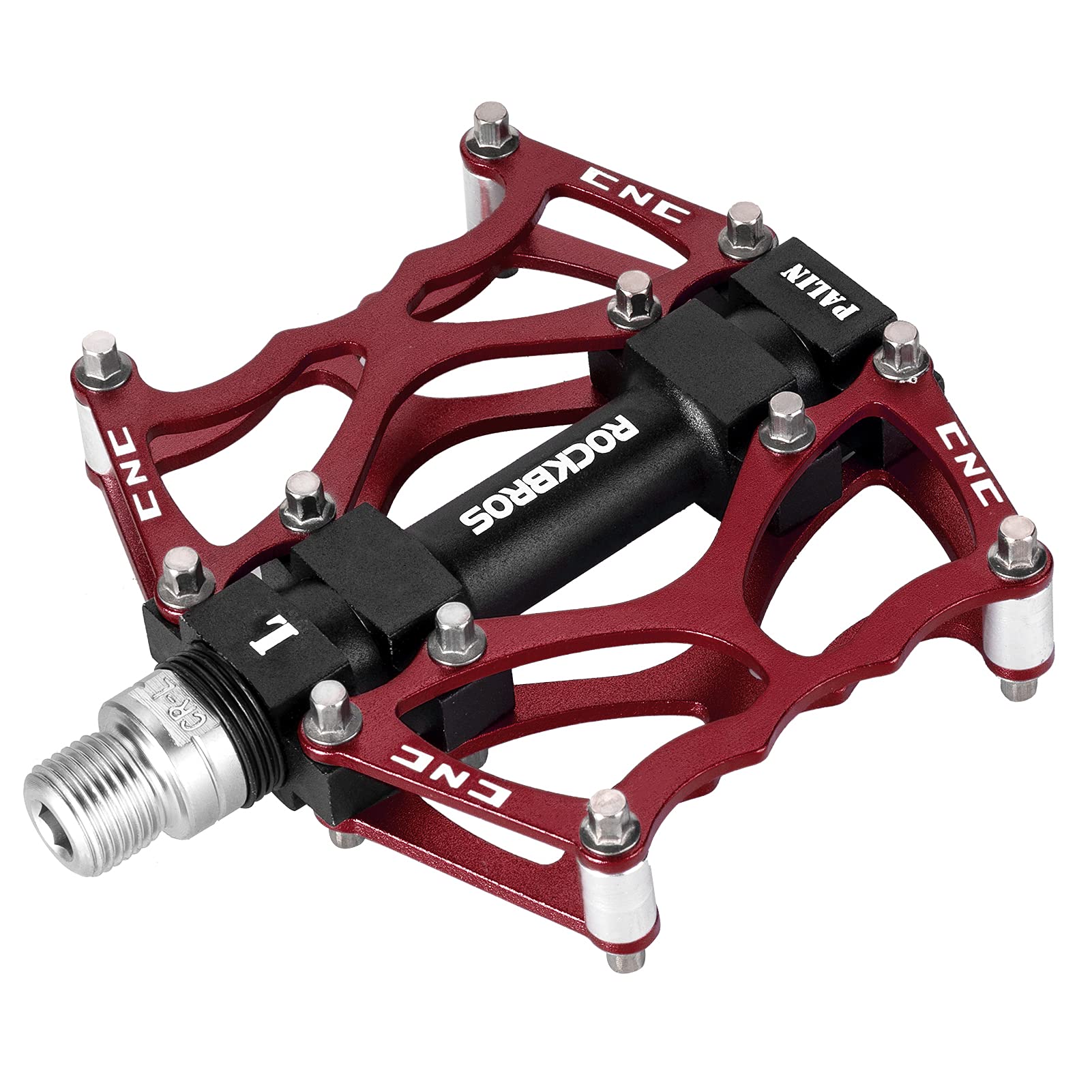 ROCKBROS Lightweight Aluminum Alloy Bike Pedals with Wide Platform Grip - Image 15