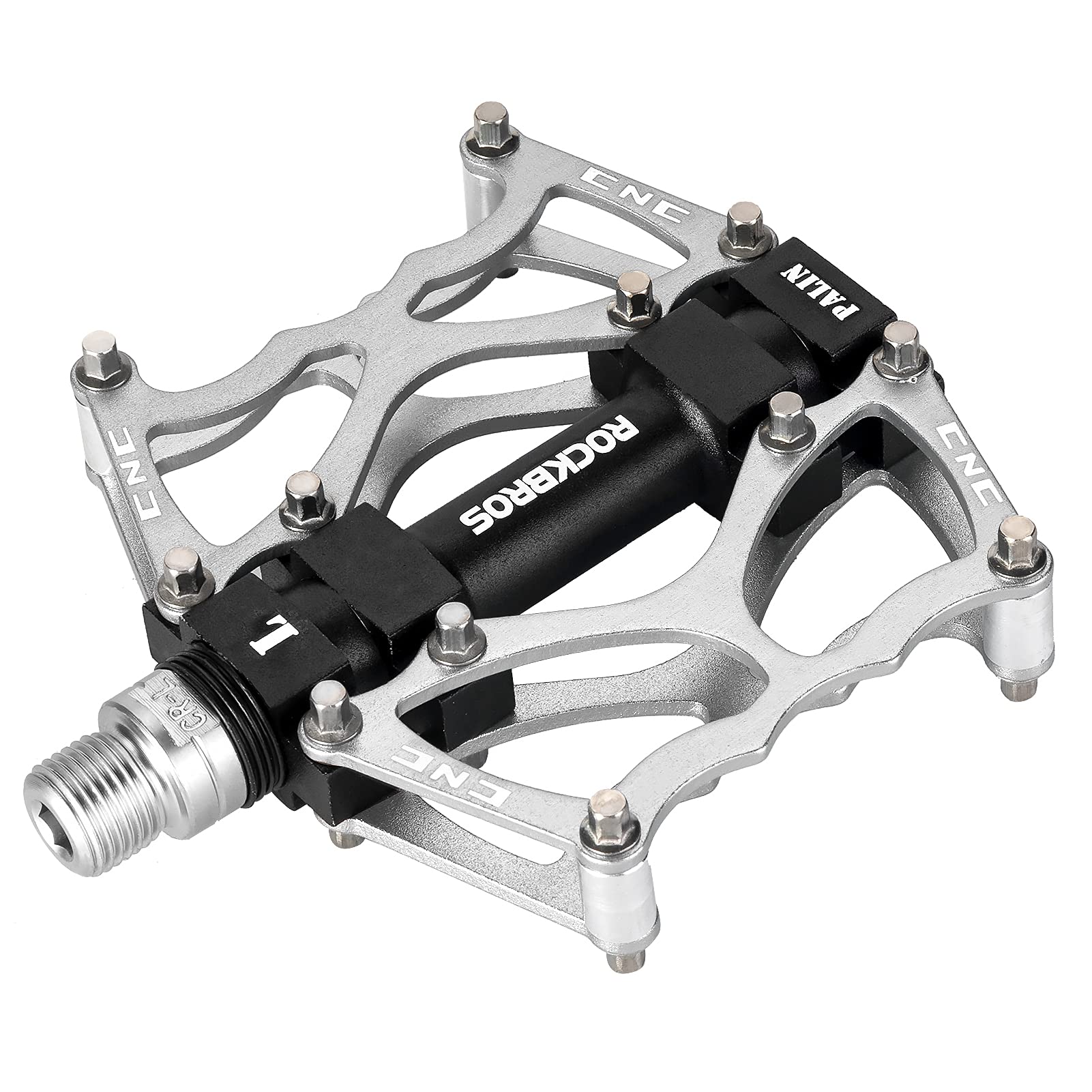 ROCKBROS Lightweight Aluminum Alloy Bike Pedals with Wide Platform Grip - Image 29