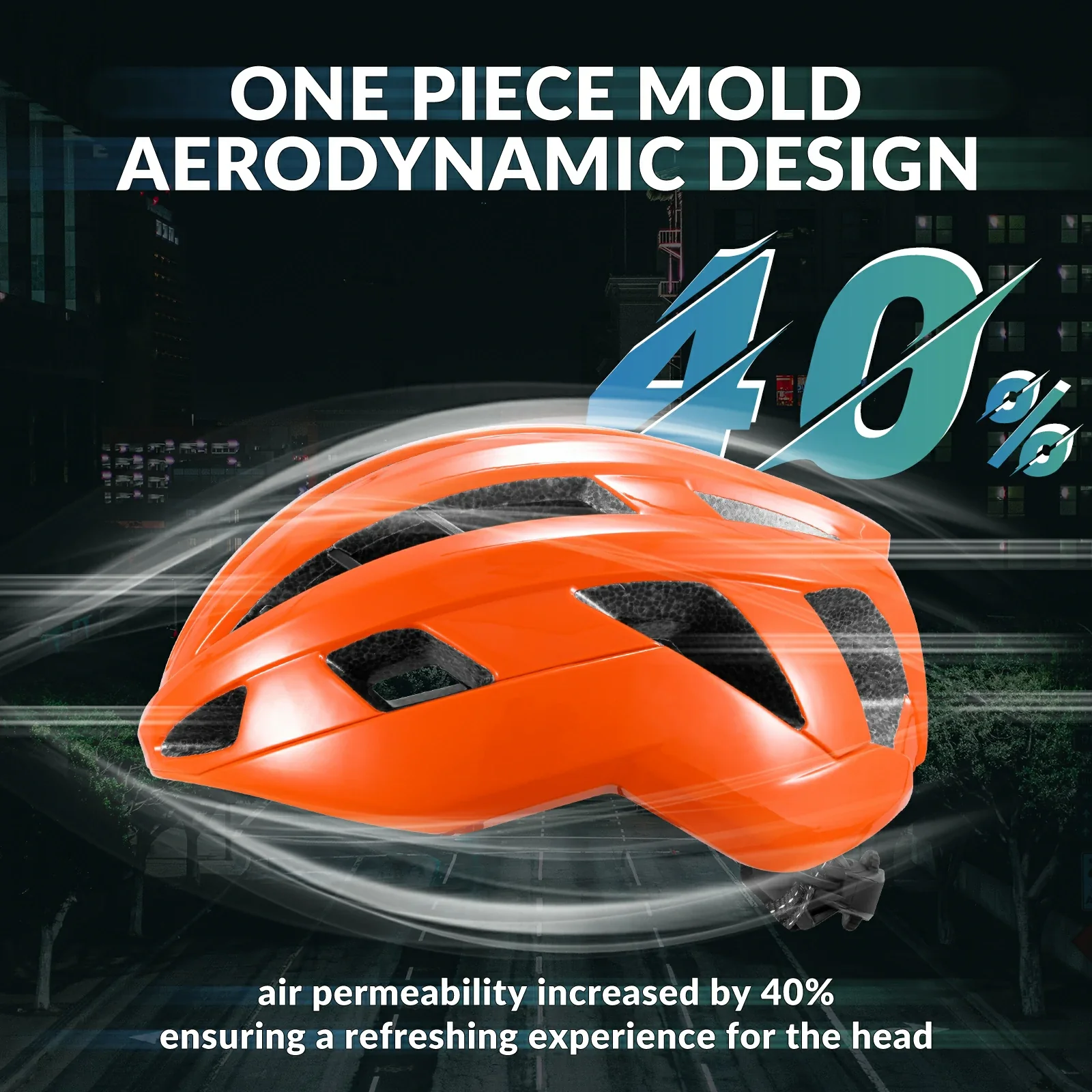 ROCKBROS LK-11 Cycling Helmet Integrated Adjustable Shockproof MTB Road Unisex - Image 13