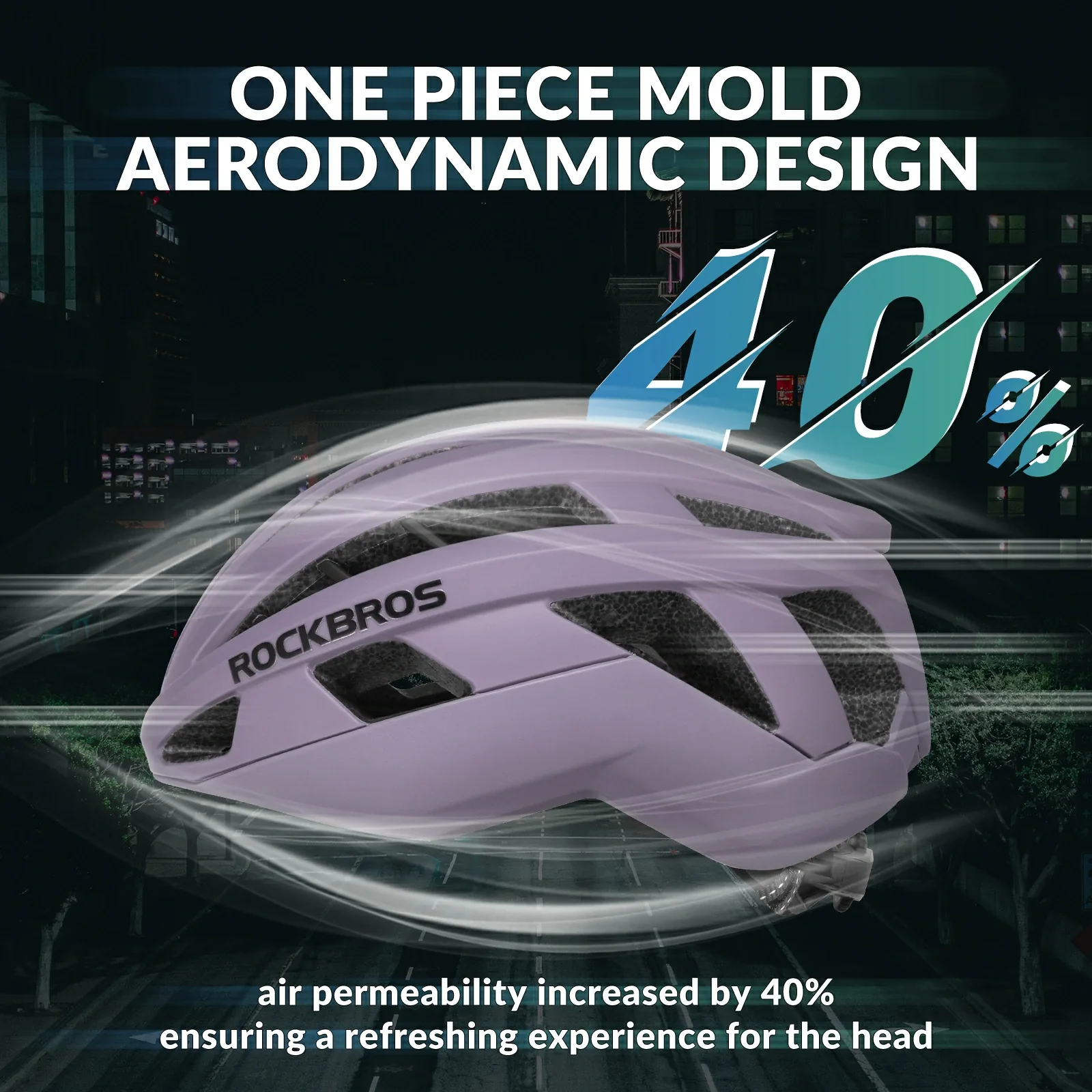 ROCKBROS LK-11 Cycling Helmet Integrated Adjustable Shockproof MTB Road Unisex - Image 28