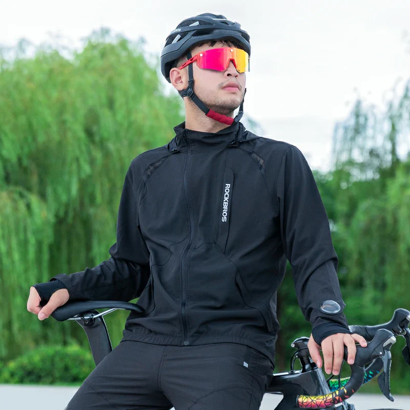 ROCKBROS Men's Softshell Jacket & Pants Breathable Cycling Suit - Image 4