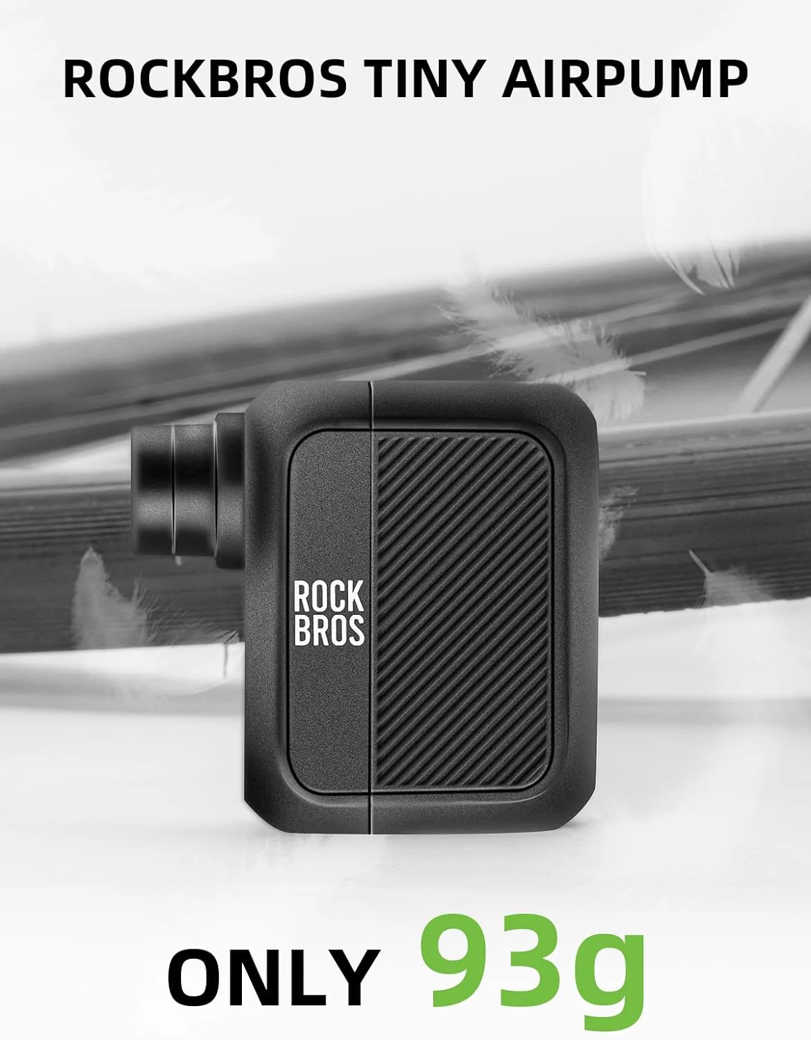 ROCKBROS AS110 Mini Electric Bike Tire Pump 100PSl - Image 6