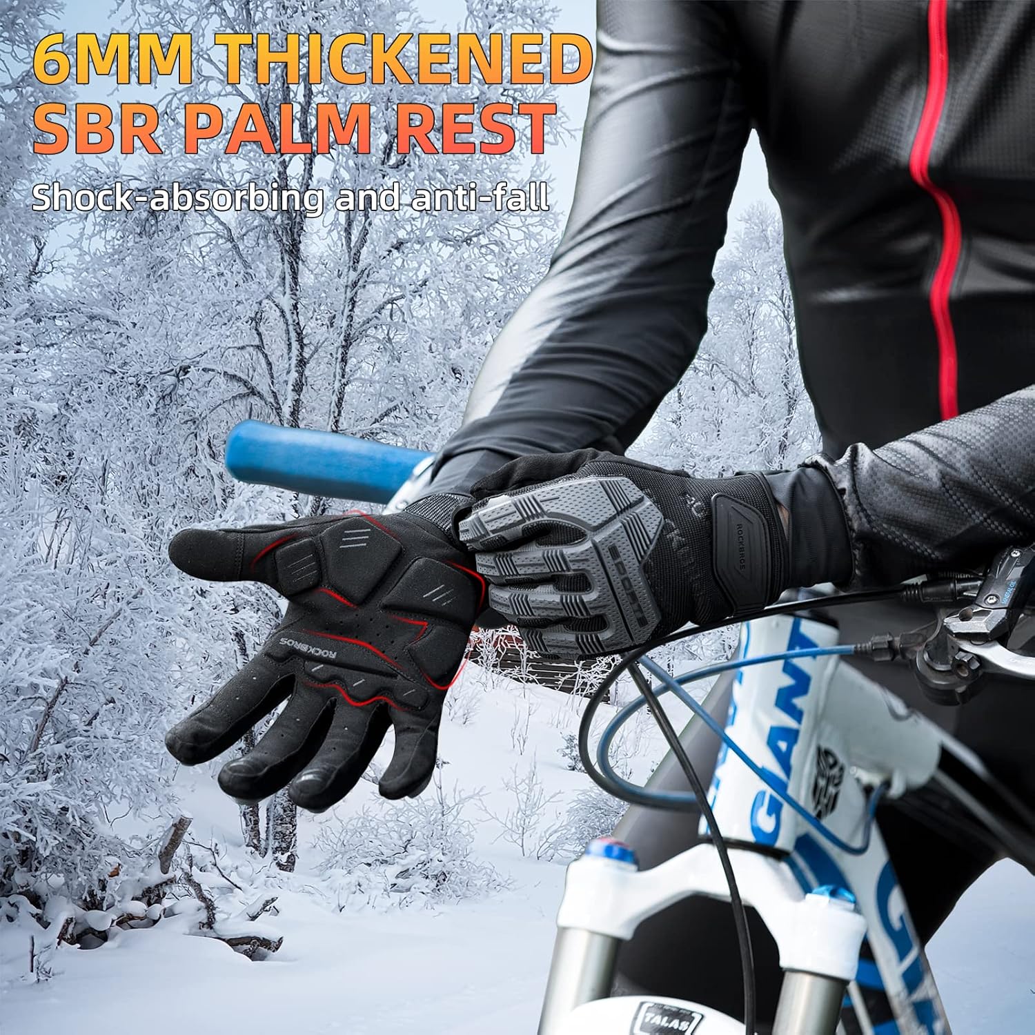 ROCKBROS Mountain Bike Gloves Dirt Bike Gloves - Image 8