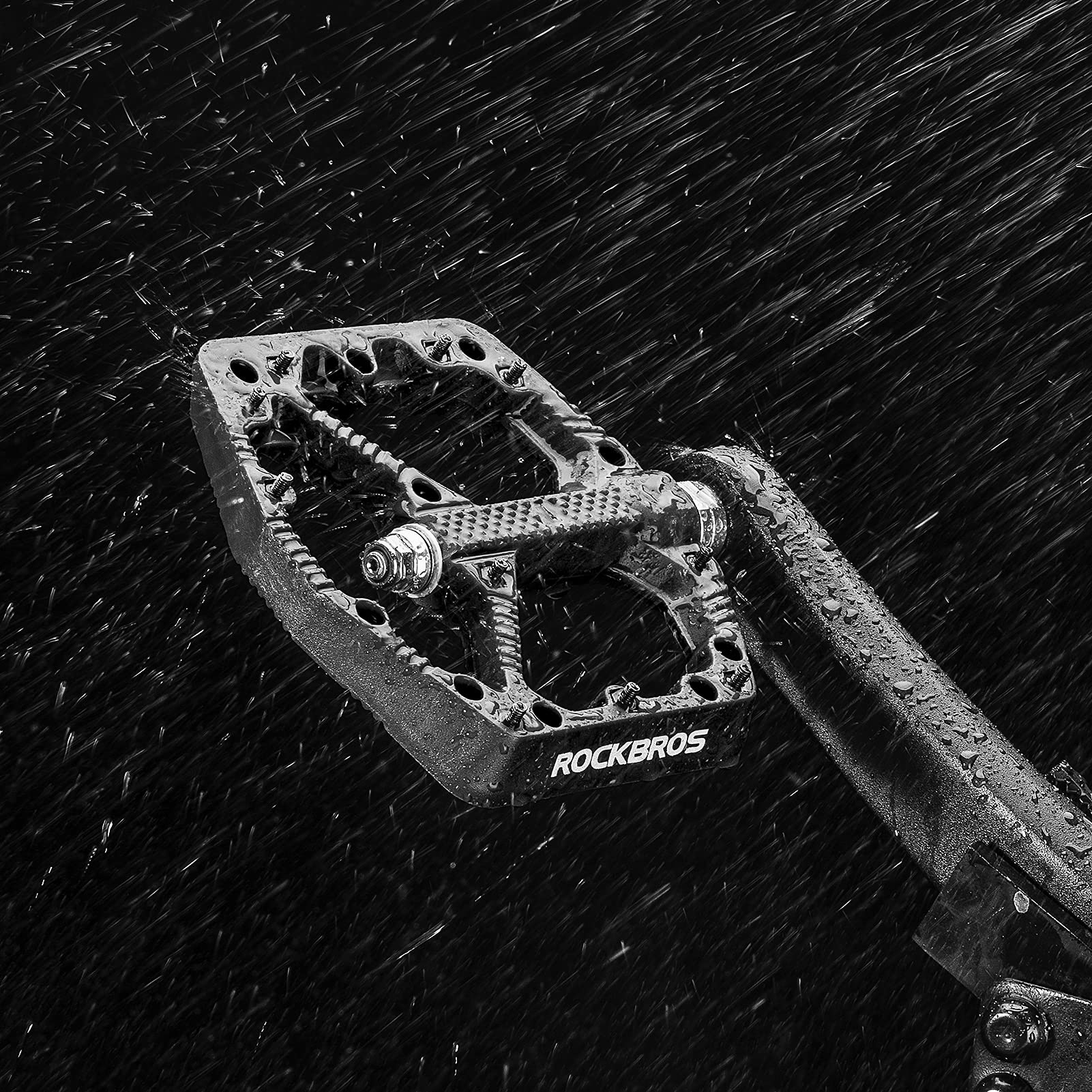 ROCKBROS Mountain Bike Pedals Flat MTB Pedals Nylon Fiber Bicycle Platform Pedals - Image 17