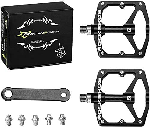 ROCKBROS Mountain MTB Bike Flat 9/16 Lightweight Carbon Fiber Sealed Bearing Pedals - Image 10
