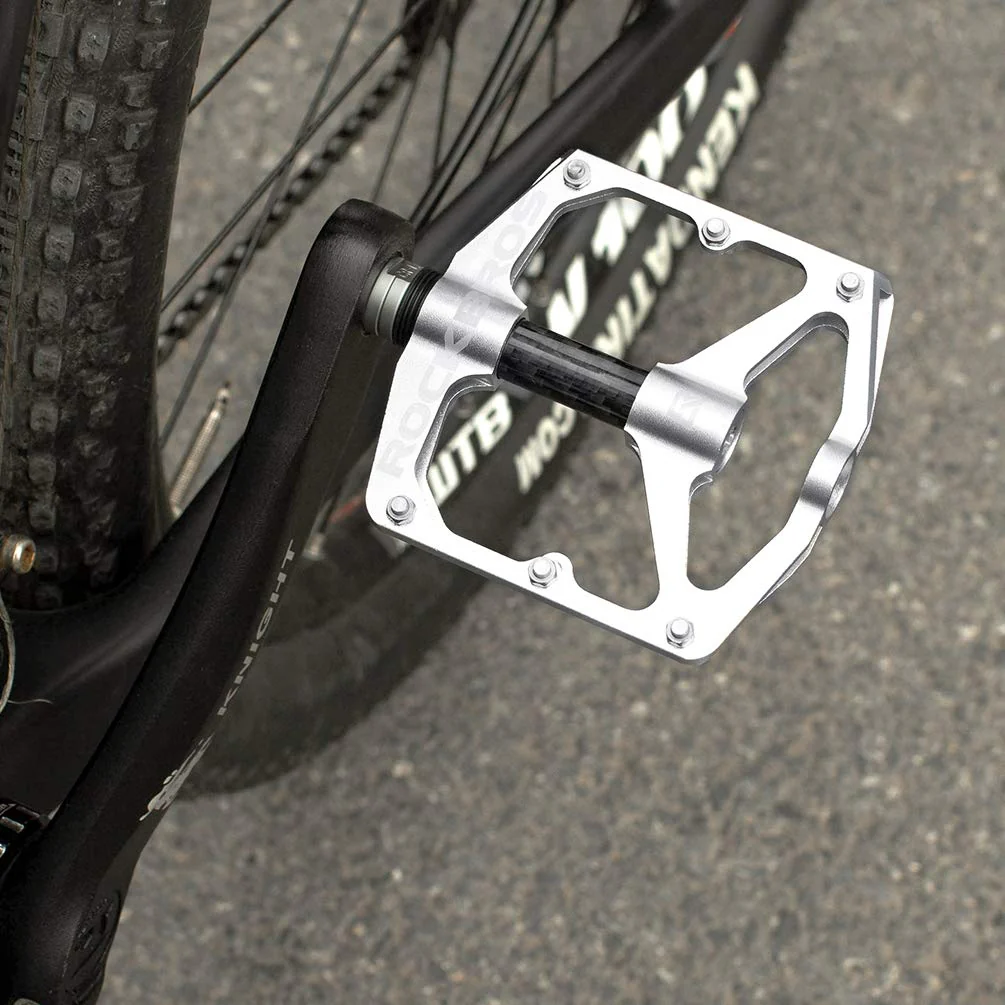 ROCKBROS Mountain MTB Bike Flat 9/16 Lightweight Carbon Fiber Sealed Bearing Pedals - Image 25